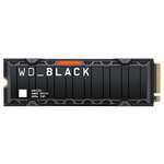 WD_BLACK SN850X 2TB M.2 2280 PCIe Gen4 NVMe Gaming SSD with Heatsink up to 7300 MB/s read speed £169.99 at Amazon