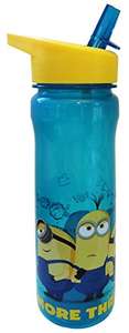 Polar Gear More Than a Minion Kids Drinks Bottle, polypropylene plastic, Turquoise, Yellow, 600ml