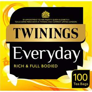 Twinings Everyday Tea Bags Large 290g (100 count) - £2.50 @ Waitrose