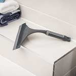 Addis ComfiGrip Shower And Window Squeegee In Metallic and Graphite, 4 x 24 x 27 cm