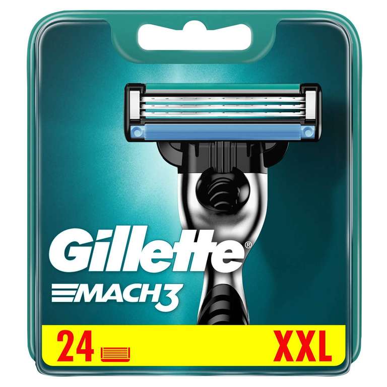 Gillette Mach3 Razor Blade Refills x24 - £30 delivered @ Gillette