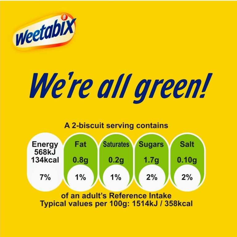 Weetabix 72 pack £5.99 @ Farmfoods