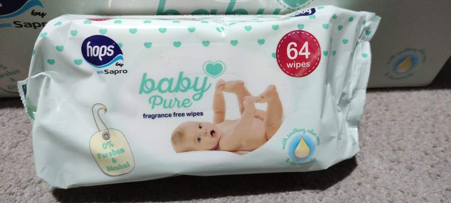 Hops Baby Wipes 12 pack £3.50 @ Asda Lincoln - hotukdeals