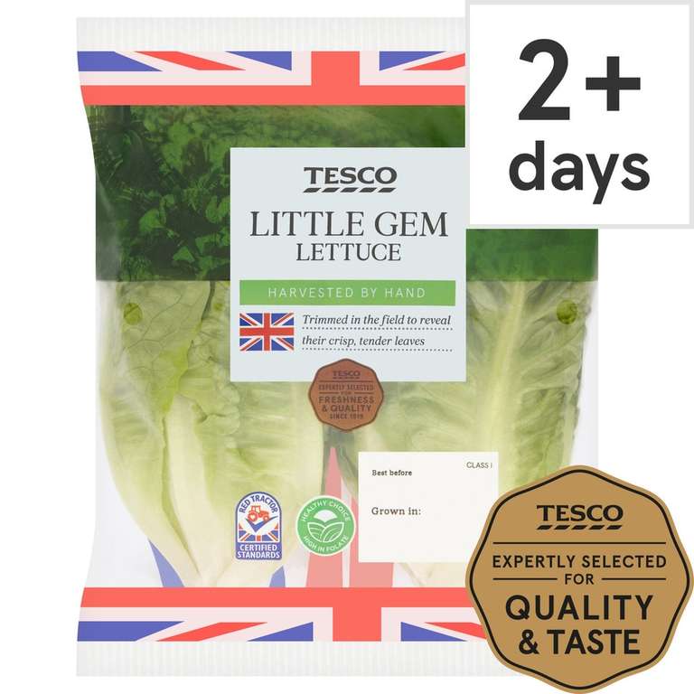 Tesco Little Gem Lettuce Twin Pack - Clubcard Price