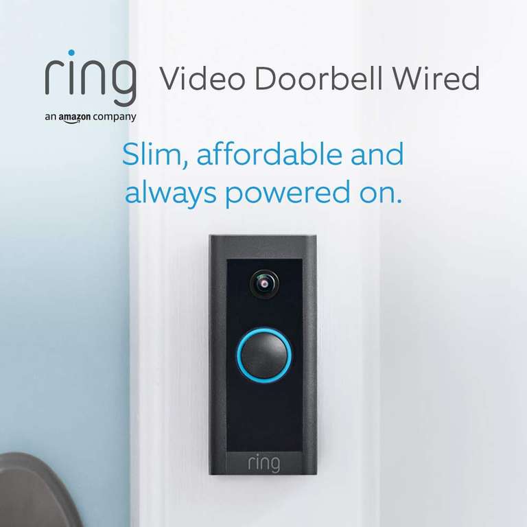 Ring wired video doorbell + Echo dot 4th gen or 3rd gen = £34.99 (free ...