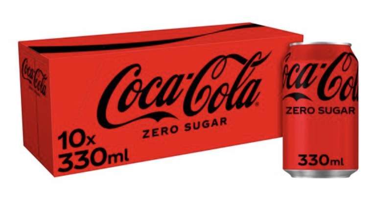Coke Zero 20 X 330Ml for £7 (Clubcard price) @ Tesco