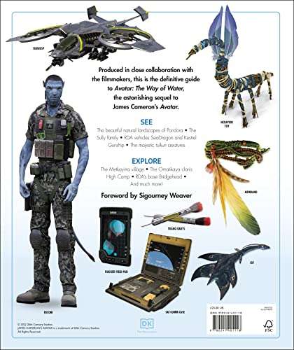 Avatar The Way of Water The Visual Dictionary Hardcover £12 @ Amazon