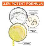 Garnier Vitamin C Serum for Face, Anti-Dark Spots & Brightening Serum, 3.5% Vitamin C, Niacinamide, Salicylic Acid & Lemon Extract
