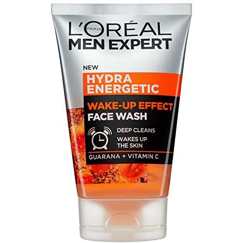 L'Oreal Men Expert Hydra Energetic Face Wash, 100ml Pack of 2