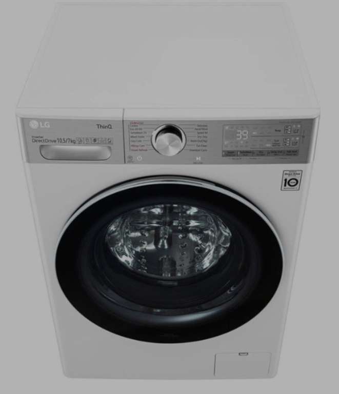 LG FWV1117WTSA 10.5kg / 7kg Freestanding Washer Dryer - £429 with code + 5 year parts and labour @ Beyond Television