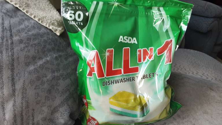 Asda dishwasher tablets all in one 60pk - Horwich
