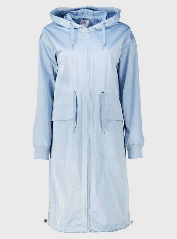 Lightweight Shower Resistant Rain Coat (Pale Blue) - Free Click & Collect