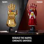 LEGO 76223 Marvel Nano Gauntlet, Iron Man Model with Infinity Stones, Avengers: Endgame