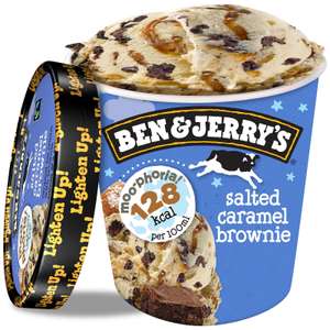 Ben & Jerry's Moo-phoria Salted Caramel Brownie Ice Cream Tub 465ml - £1.49 @ Farmfoods Bedford