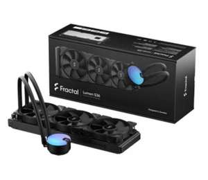 Fractal 360mm Lumen S36 v2 All In One CPU Water Cooler + Thermal Grizzly Aeronaut Thermal Paste