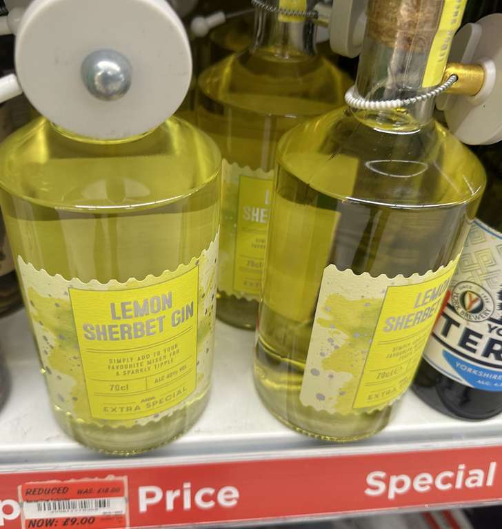 70cl Extra Special Lemon Sherbert Gin £9 instore Asda Eastlands Manchester