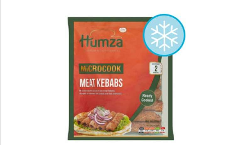 Humza Chicken Seeth Kebab Microwave 600G & Meat kebab £4 (Clubcard Price) @ Tesco