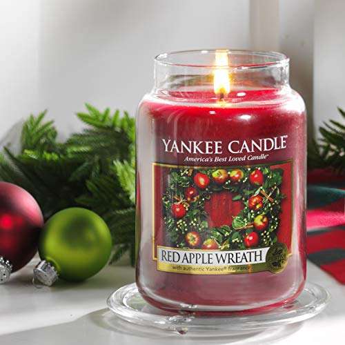 Yankee Candle 'Red Apple Wreath' Large Jar 623g £12.85 @ Amazon