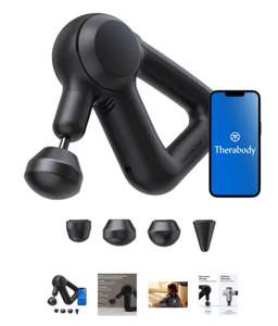 Theragun Prime by Therabody Handheld Bluetooth Enabled Percussive Therapy Massage Gun with Smart App and 5 attachments