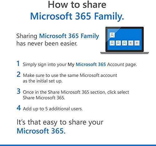 Microsoft 365 Family | Office 365 apps | + McAfee Total Protection 2023 | 3 Devices | 6 Users | 15 Months £54.99 @ Amazon Media EU
