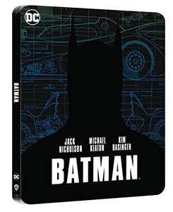 BATMAN (1989) STEELBOOK (4K Ultra HD + Blu-Ray) £13.94@ Amazon Italy