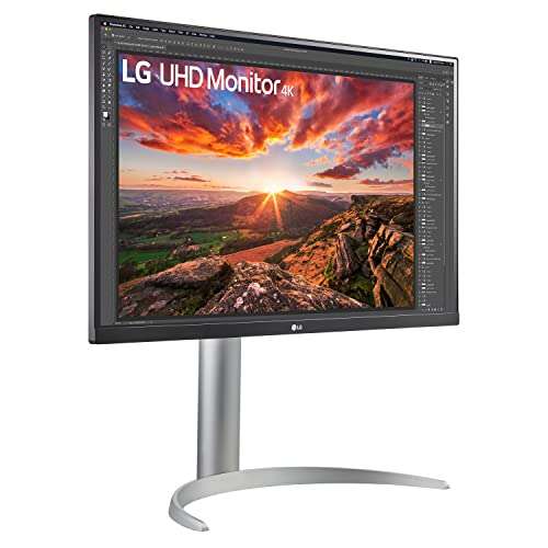 LG UHD 4K 27UP850N Monitor - 27 inch, 4K IPS Display, VESA Display HDR 400, USB Type-C, Built-in speakers, AMD FreeSync, £319.99 @ Amazon