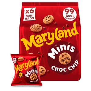 Maryland Cookies Chocolate Chip Minis x 6 - Nectar Price