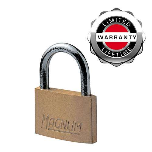 Master Lock CAD20 Magnum Small Padlock with Brass Body and Key, Gold, 3,4 x 2 x 0,8 cm 99p @ Amazon