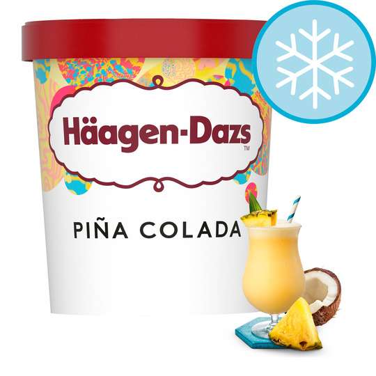 Haagen Dazs Pina Colada Ice Cream 460Ml £2.95 (Clubcard Price) @ Tesco