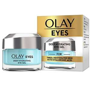Olay Eyes Deep Hydrating Eye Gel For Tired Dehydrated Skin With Hyaluronic Acid, 15ml £10 @ Amazon