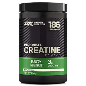 Optimum Nutrition Micronised Creatine Powder, 100% Pure Creatine Monohydrate Powder for Performance and Muscle Power