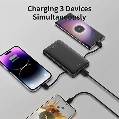 OKZU Portable Charger with built in cables 10000mAh 22.5W - £13.99 Dispatches from Amazon Sold by OKZU