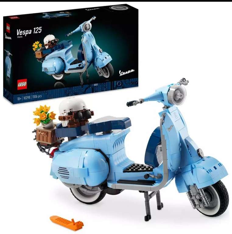 LEGO Icons 10315 Tranquil Garden Botanical Set £63.33 (£58.33 w/code) / Icons 10298 Vespa 125 Scooter Model £60 (£55 w/code)
