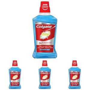 Colgate Total Peppermint Blast Mouthwash with CPC, 500 ml (Pack of 4)