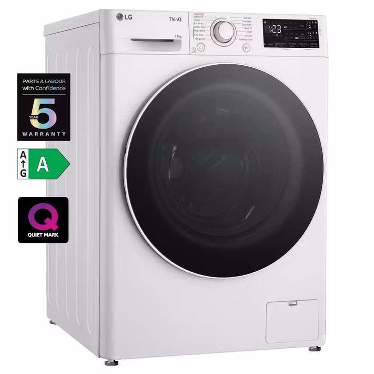 LG EZDispense 11kg 1400rpm AI DD Steam Washing Machine + 5 Year Warranty - W/LG Membership Signup + LG Referral Code - £368.02 W/Trade Up