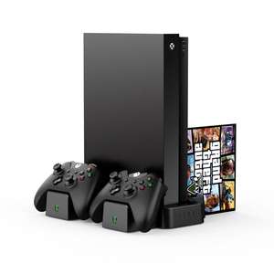 Vertical Charging Stand with 2 x Rechargeable Battery Packs: Black (Xbox One) - £14.99 + £1.99 Delivery @ Accessory Outlet