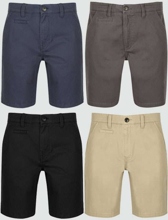 Cotton Chino Shorts with Stretch for £12.80 each with code + £2.80 delivery @ Tokyo Laundry