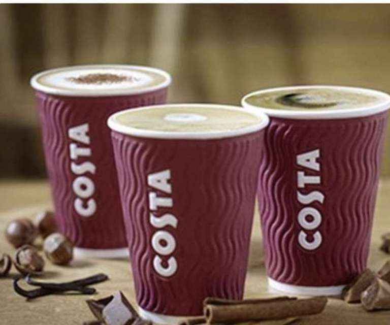 Free Small Frappe drink from Costa Coffee via Vodafone (Selected accounts) @ Veryme