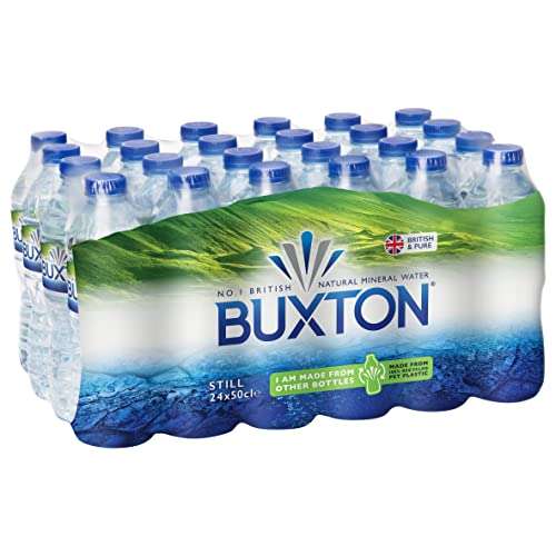 Buxton mineral water 24x500ml for £4.50 @ Amazon