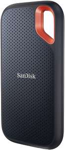 SanDisk Extreme 2TB portable NVMe SSD, USB-C, up to 1050MB/s read & 1000MB/s write speed, water & dust-resistant, Black - £199.99 @ Amazon