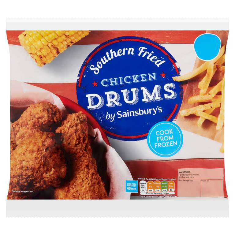 Sainsbury's Southern Fried Chicken Drums 700g £1.75 @ Sainsbury's the shire retail park Leamington spa