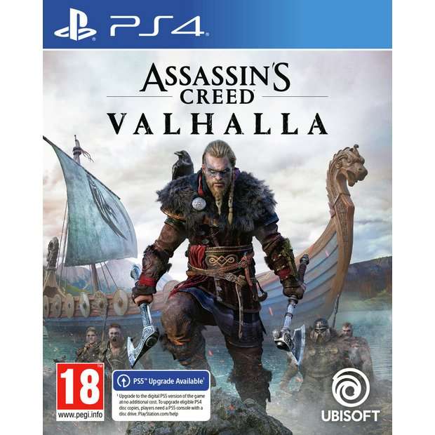 Assassin's Creed Valhalla PS4 £5 in-store @ Asda Wheatley