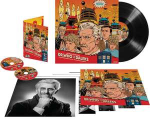 Dr. Who And The Daleks Vinyl + 4K Ultra HD + Blu-Ray Collector's Set