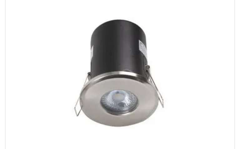 5W LED Fire Rated Downlight, 400lm, Warm White, IP65, Chrome £2.34 (+£4.99 Delivery under £20 spend) @ CPC Farnell