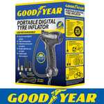 Goodyear Cordless Digital Display Car Tyre Inflator Compressor with code - Thinkprice