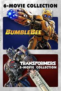 Transformers 1-5 + Bumblebee 4K DV £16.99 @ iTunes