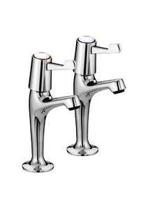 Bristan Lever Chrome Plated High Neck Pillar Taps - VAL2 HNK C CD £23.91 Delivered With Code (UK Mainland) @ Plumb2u / eBay