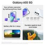 Samsung Galaxy A55 5G 256GB 8GB RAM [Ice Blue/Lemon/Lilac/Navy]