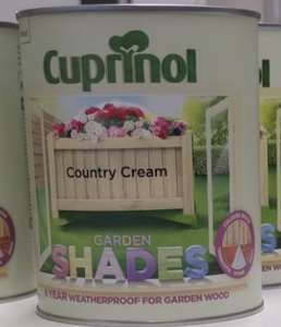 Cuprinol Garden Shades paint 1L for 50p, 2.5L for 70p Instore @ Wilko (Cambridge)