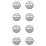 Ikea PLATTBOJ Lithium battery, CR2032 3V - pack of 8 - free collection